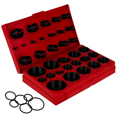 419 Pcs Rubber O Ring Oring Seal Plumbing Garage Set Kit 32 Sizes With Case 4-34 • £7.95