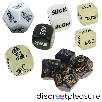 10 X Adult Love Dice Sex Position Foreplay Game Fun Novelty Toy Couple Glow Up • £10.79