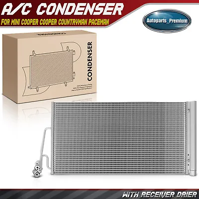 A/C Condenser W/ Receiver Drier For Mini Cooper Cooper Paceman 2013-2016 L4 1.6L • $50.39