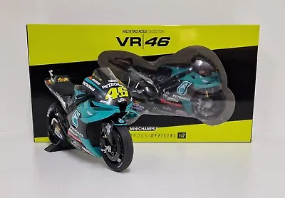 MINICHAMPS 1:12 Model Motogp Valentino Rossi Yamaha Petronas Test Qatar 2021 • $158.32