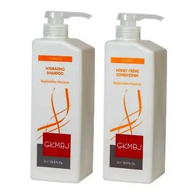 GKMBJ Hydrating Shampoo & Honey Creme Conditioner 1lt Each Replenishes  Moisture • $80