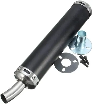 22mm Motorcycle Tail Exhaust Pipe Muffler 2 Stroke Silencer RGV NSR Scooter • $29.99