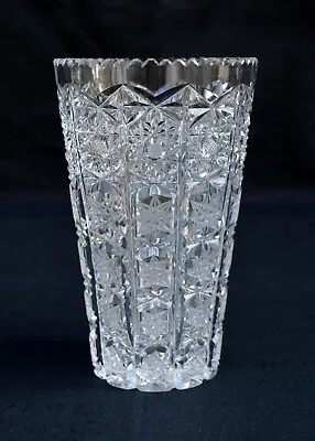 Vintage Rogaska Crystal Massive Hand-Made Vase (Made In Yugoslavia) • £193