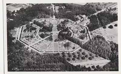 Whiteley Village Walton On Thames Aerial RP Postcard B331 • £3.30