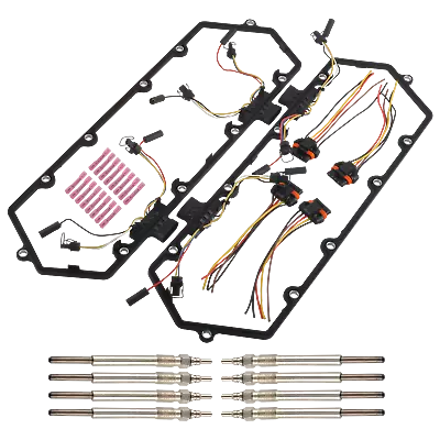 Valve Cover Gaskets Harnesses+Glow Plug For 7.3L 94-97 Ford Powerstroke Diesel • $63.56