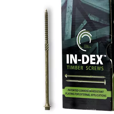 TIMco In-Dex Timber Decking Screws/ Bolts  6.7x150 Hex Heads • £10.99