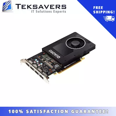 Nvidia Quadro P2000 5GB DDR5 160 BIT 4x DP Graphics Card • $217.20