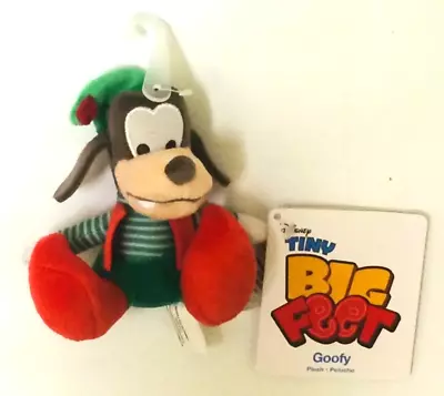 BNWT Disney Goofy Elf Christmas Holiday Tiny Big Feet Micro Plush Toy 4  • $9.95