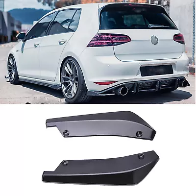 $19.99 • Buy For VW Golf MK7 MK6 GTI Rear Bumper Diffuser Fender Skirt Lip Splitter Canard
