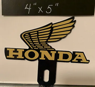 Honda Dealer Metal Plate Topper Motorcycles Recreation Dealership Ride Gas Oil • $34.99