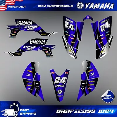 Yamaha YFZ 450 Graphics Kit 2003 2004 2005 2006 2007 2008 Stickers Decals Kit • $154.35