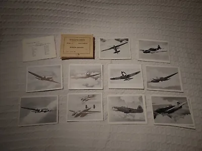 Set Of WW2 Era Episcope Photo Cards – Pack J Russian Aircraft Recognition • $43.55
