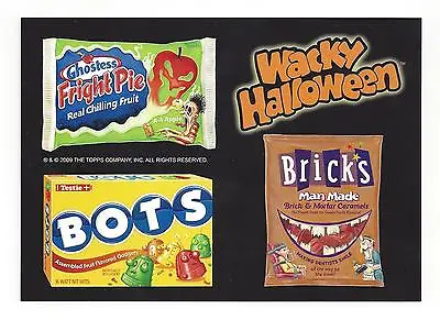 2009 Topps Wacky Packages HALLOWEEN POSTCARD Ghostess Bots Brick's Nm+ • $6.59