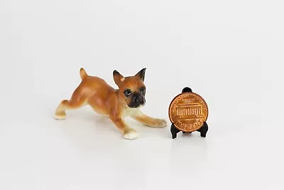 Vintage Miniature Ceramic Dog Figurine Made In Japan Dollhouse Diorama • $4.99