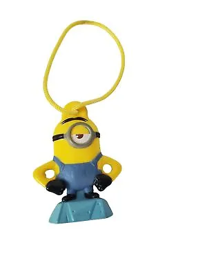 Minion Key Chain Plastic 4  Tall Mini Figure Despicable Me Character • $13.11