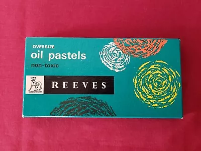 Vintage Reeves OVERSIZE Oil Pastels - Set Of 16 - 162 - Made In Japan - NOS • $19.99