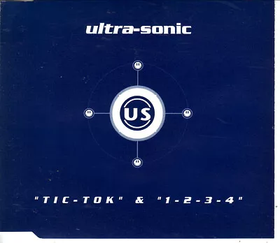 ULTRA-SONIC - Tic-Tok & 1-2-3-4:  CD Single • $9.95