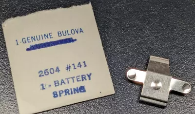 NOS Genuine Bulova ACCUTRON Cal. 2604 Part #141 Battery Spring • $16.99