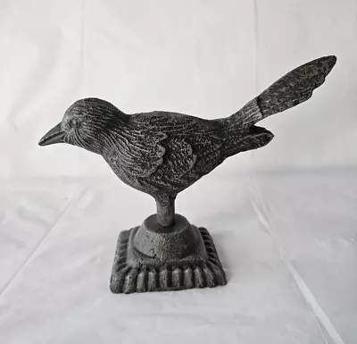 Vintage Cast Iron Bird Sculpture Door Stop • $32