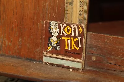 Vintage Safety Matches Matchbook Kon Tiki Sheraton Gibson Cincinnati Ohio • $4