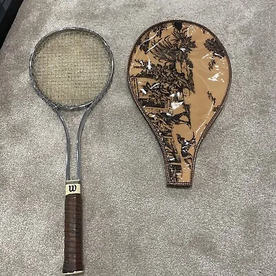 Vintage  Wilson T2000 Vintage Tennis Racket + Artisit Cover • $22.49