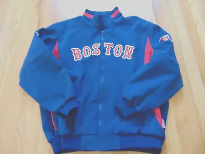 Majestic Authentic Mlb Boston Red Sox Blue Soft Shell Jacket Size 2xl • $29.99