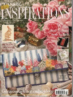 CLASSIC INSPIRATIONS Beautiful Embroidery Magazine #23 1999 Vintage  • £9.99