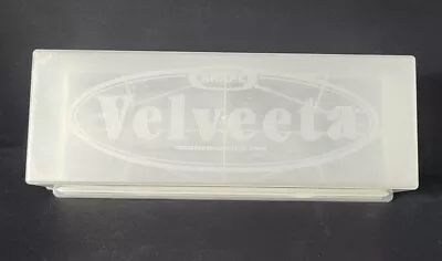 Vintage Velveeta Cheese Keeper Box Clear Holds 2 Lb Capacity Made USA • $8.49