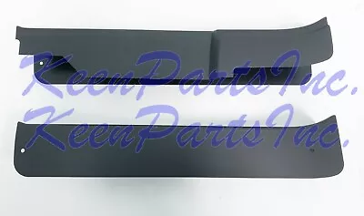 1984-1987 C4 Chevrolet Corvette Door Sill Protectors (Black Without Logo) • $40