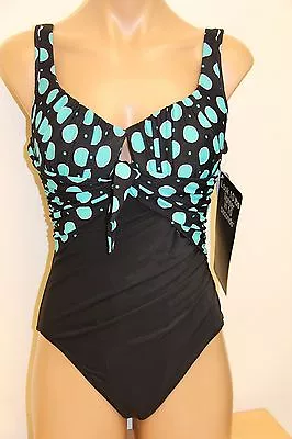 NWT Miraclesuit Swimsuit One 1 Pc Swimwear Sz 8 Sandra Mint Green • $41.99