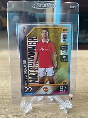 Topps Match Attax Cristiano Ronaldo Matchwinner #117 • $4