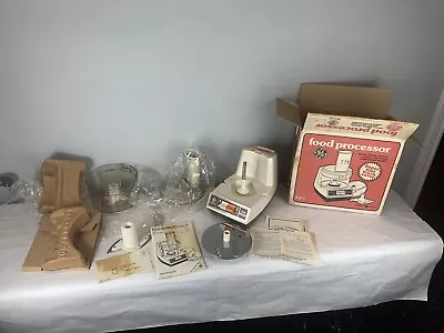 Vintage GE General Electric Food Processor FP1 Open Box Unused • $60