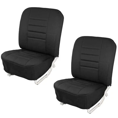 $189.95 • Buy VW Bug Front & Rear Seat Cover Set 1958-67. Kuhltek Motorwerks Neoprene Black