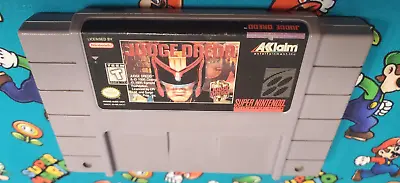 Judge Dredd (Super Nintendo 1995) SNES Cart Only Authentic TESTED • $17.99