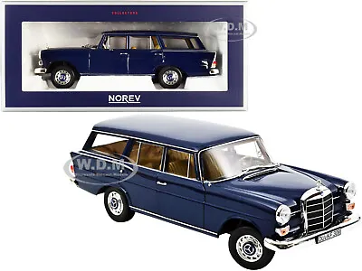 1966 Mercedes Benz 200 Universal Dark Blue 1/18 Diecast Model Car Norev 183599 • $114.99