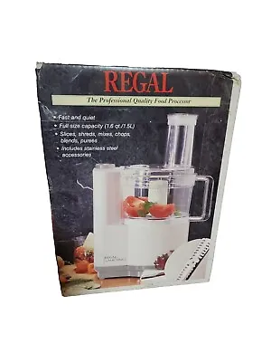 Vintage Regal La Machine I Food Processor K813GY - New In Box • $69
