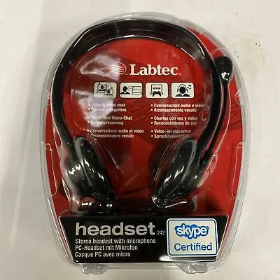 £14 • Buy Labtec Headset 242 Skype Certified RE18