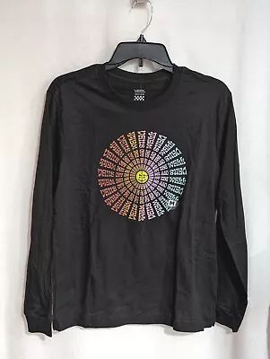 Vans Girl's/Women's Faded Black Vans Of Mind Long Sleeve Tee (VN0A5HDS) Siz M/XL • $14.99