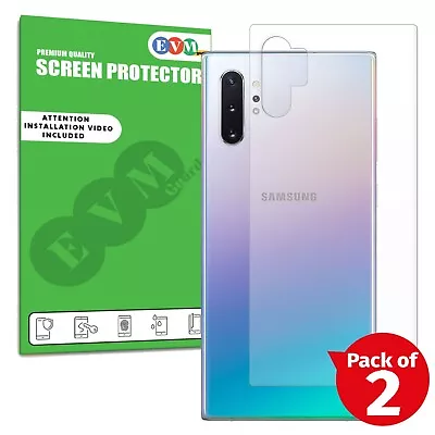 Back Protector TPU Cover For SAMSUNG Galaxy Note 10 PLUS / 5G - 100% Clear • £3.95