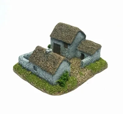 6mm Wargame Buildings. Thatched  Farmstead Buildings - 6mm Wargaming • £4.50