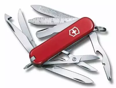 Swiss Army Knife Red MiniChamp Victorinox 53973 16 Functions 58mm New In Box • $51