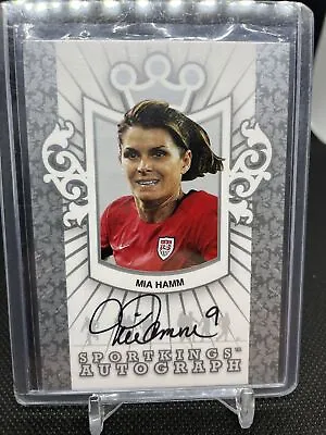 2007 Sportkings Autograph MIA HAMM USA Soccer Olympics Card A-MH Silver Version • $199.95
