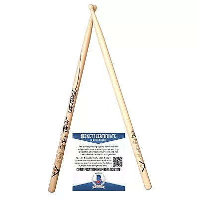 $179.07 • Buy Jay Weinberg Slipknot Authentic Autograph Vater 908 Drum Sticks Set Beckett COA