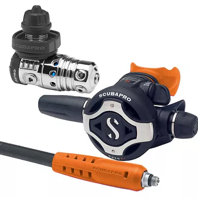 ScubaPro MK25 EVO DIN 300/S620 TI Dive Regulator W/ Mouthpiece & Hose Protector • $1078