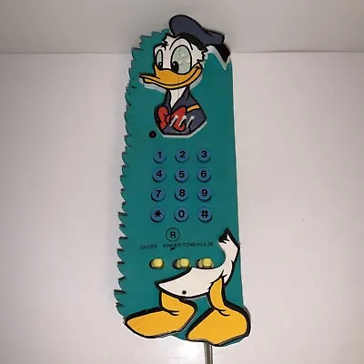 Vintage Disney  Donald Duck Soft Foam Phone LR 76210 1992 Walt Disney ~ Works • $44