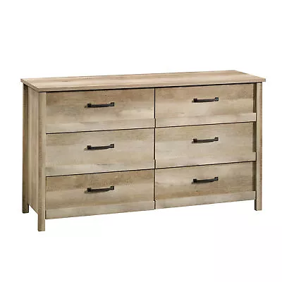 Sauder 419884 Cannery Bridge 6-Drawer Dresser Lintel Oak® Finish • $375.99