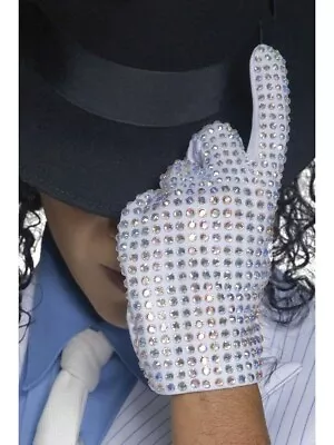 Michael Jackson Replica Deluxe Gemstone Billie Jean Glove • £9.95