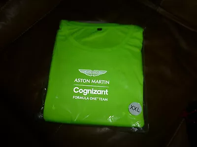 Aston Martin Racing F1 Team Issue Hi Viz Set Up T Shirt Mens Xxl 2022 Season • £20