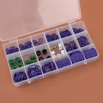 225x 18 Sizes Car R22 A/C O-Ring Seal Gaskets Assortment Kit With Box New • $13.17