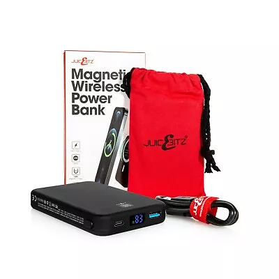 £34.99 • Buy JuicEBItz® Portable Wireless Magnetic Power Bank For IPhone 14 13 12 11 Pro Max